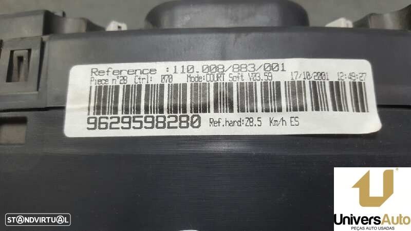 QUADRANTE PEUGEOT 607 2000 -9629598280 - 4