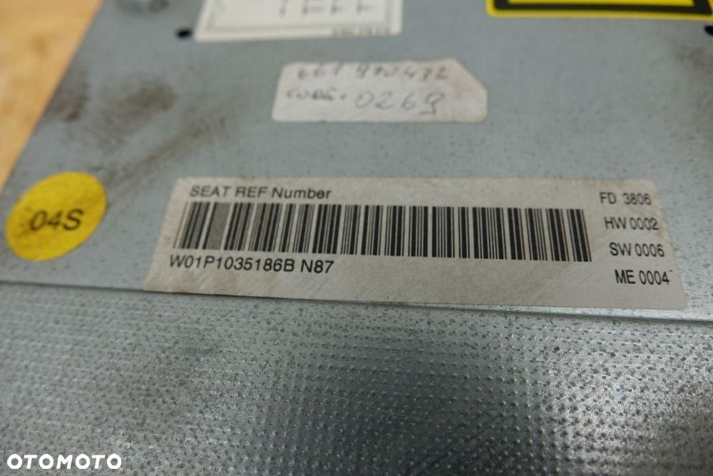 RADIO CD MP3 RADIOODTWARZACZ SEAT LEON II 2  1P1035186BN87 - 2