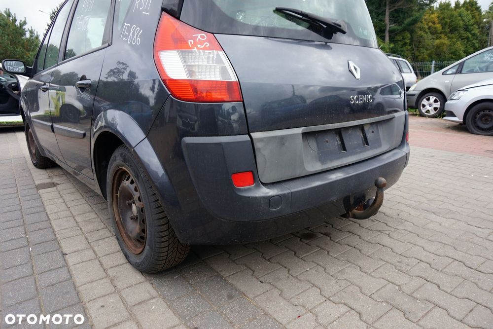 ZDERZAK TYLNY SCENIC II PH1 NV676 CZARNY RENAULT 2004-2006 - 4