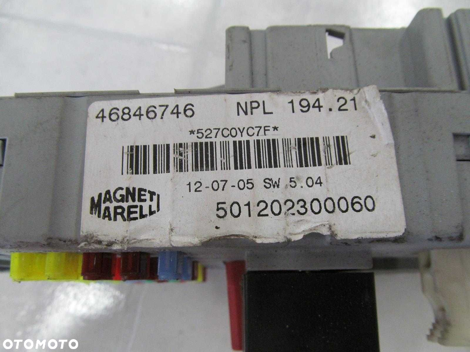 FIAT CROMA II 05-10 SKRZYNKA BEZPIECZNIKOW 46846745 CPL - 3