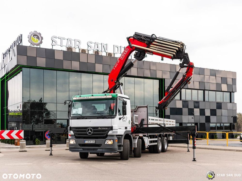 Mercedes-Benz Actros 3244 8x4 Fassi F600 HDS Żuraw Fly Jib Wciągarka - 4