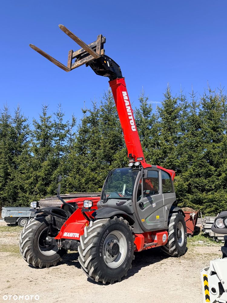 Manitou Manitou Ładowarka teleskopowa Manitou Mlt 840 137 PS łyżka widły Merlo 42.7 TF 737 130 Jcb 541-70 Bobcat TL 38.70 rolnicza budowlana KLIMA 841-145 PS+ zaczep hydr 625 630 635 733 737 741 742 841 850 961 - 3