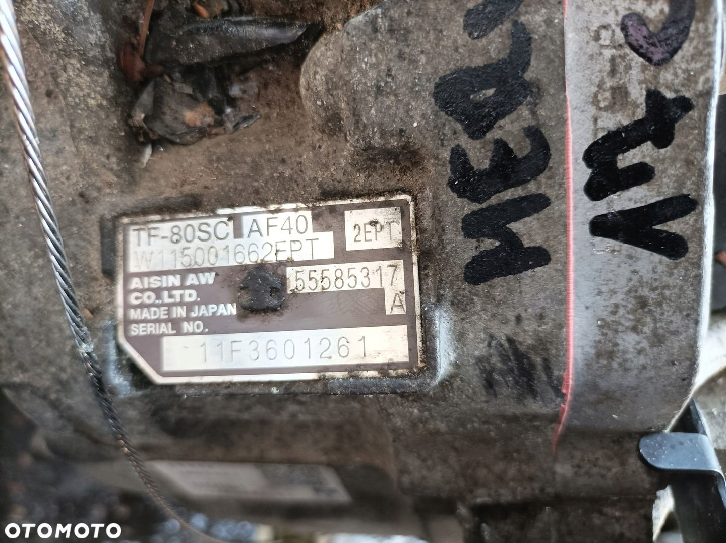 MERIVA B 1.7 CDTI SKRZYNIA AUTOMATYCZNA KOMPLETNA PRZEBIEG 153 TYŚ KM - 4