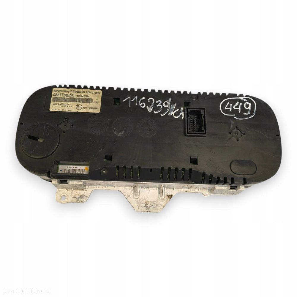 LICZNIK ZEGARY 51945564 Fiat Panda III 1.2 8V Benzyna 116 239km europa - 4