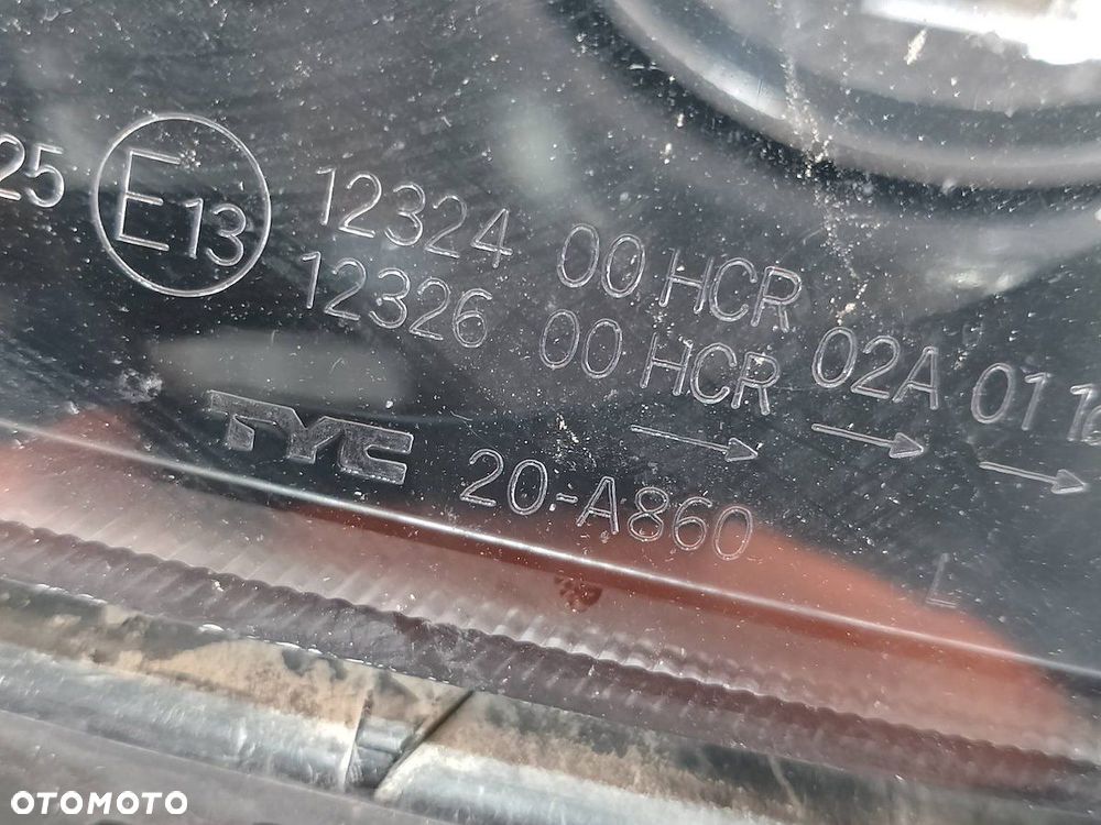 LAMPA PRZÓD LEWA MAZDA 3 20-A860 - 6