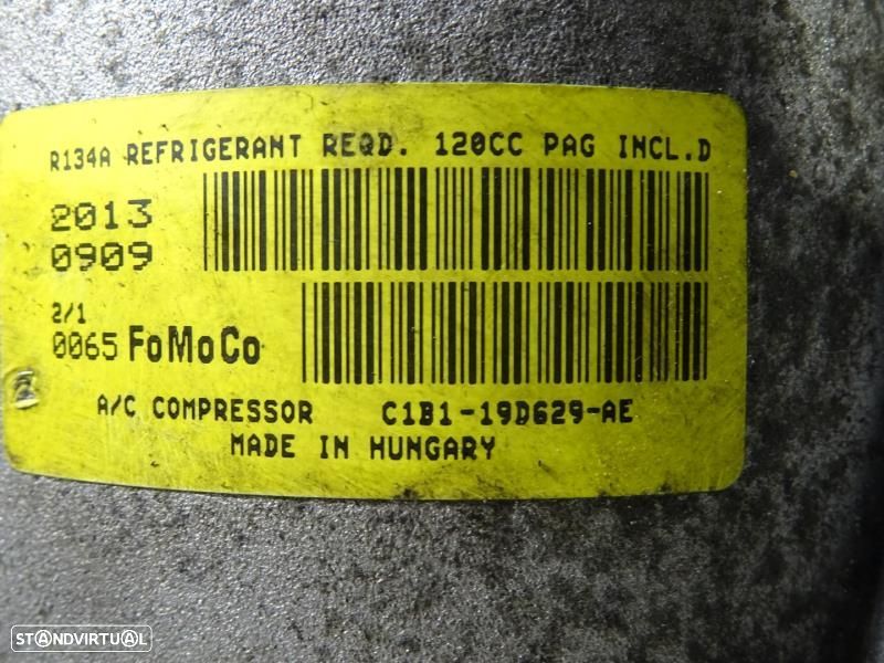 Compressor Do Ac / Ar Condicionado Ford Fiesta Vi (Cb1, Ccn)  C1b119d6 - 7