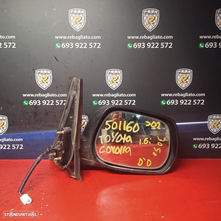 ESPELHO RETROVISOR DIREITO TOYOTA COROLLA VERSO 2002 - - 4