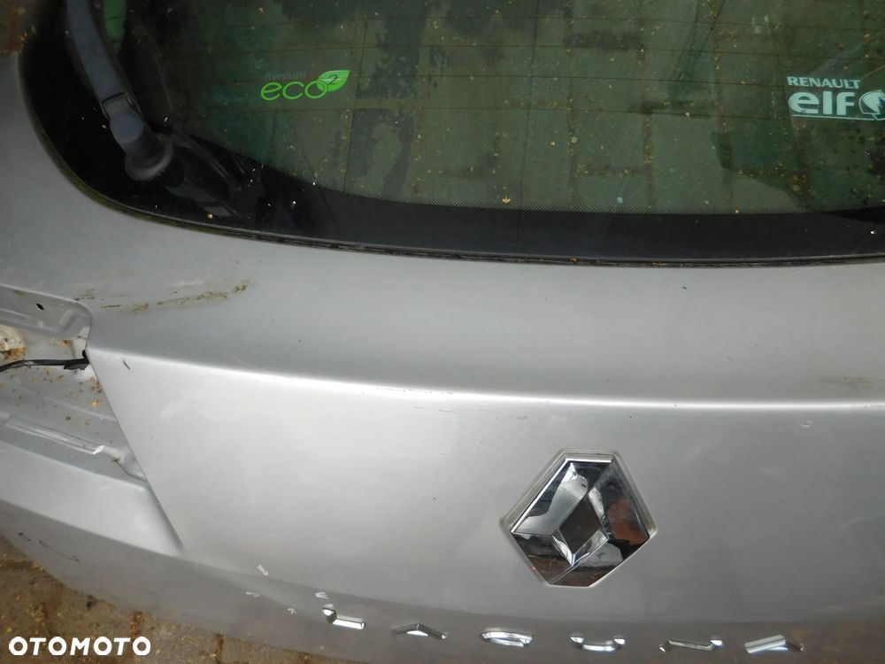 szyba klapa tylna tył bagażnika RENAULT LAGUNA III 3 HB - 3