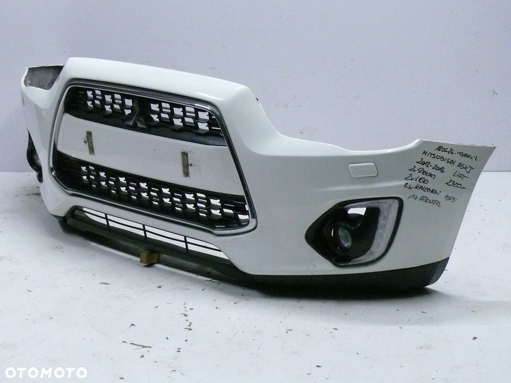 ZDERZAK PRZEDNI MITSUBISHI ASX I 2012 2016 LIFT GRILL XENON HALOGENY LED - 2
