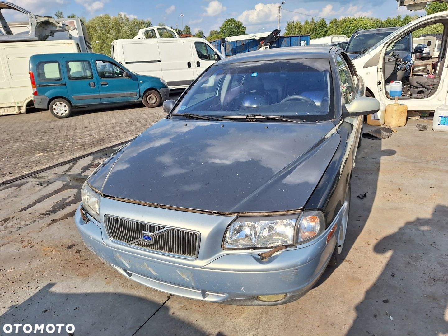 VOLVO S80 I 98-06 MASKA 455-46 KLAPA POKRYWA SILNI - 1