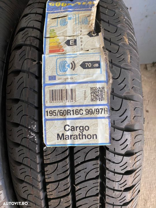 vand 2 anvelope 195/60/16c goodyear de vară noi - 2