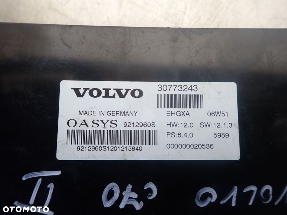 MODUŁ KONTROLI DACHU VOLVO C70 II 30773243 - 2