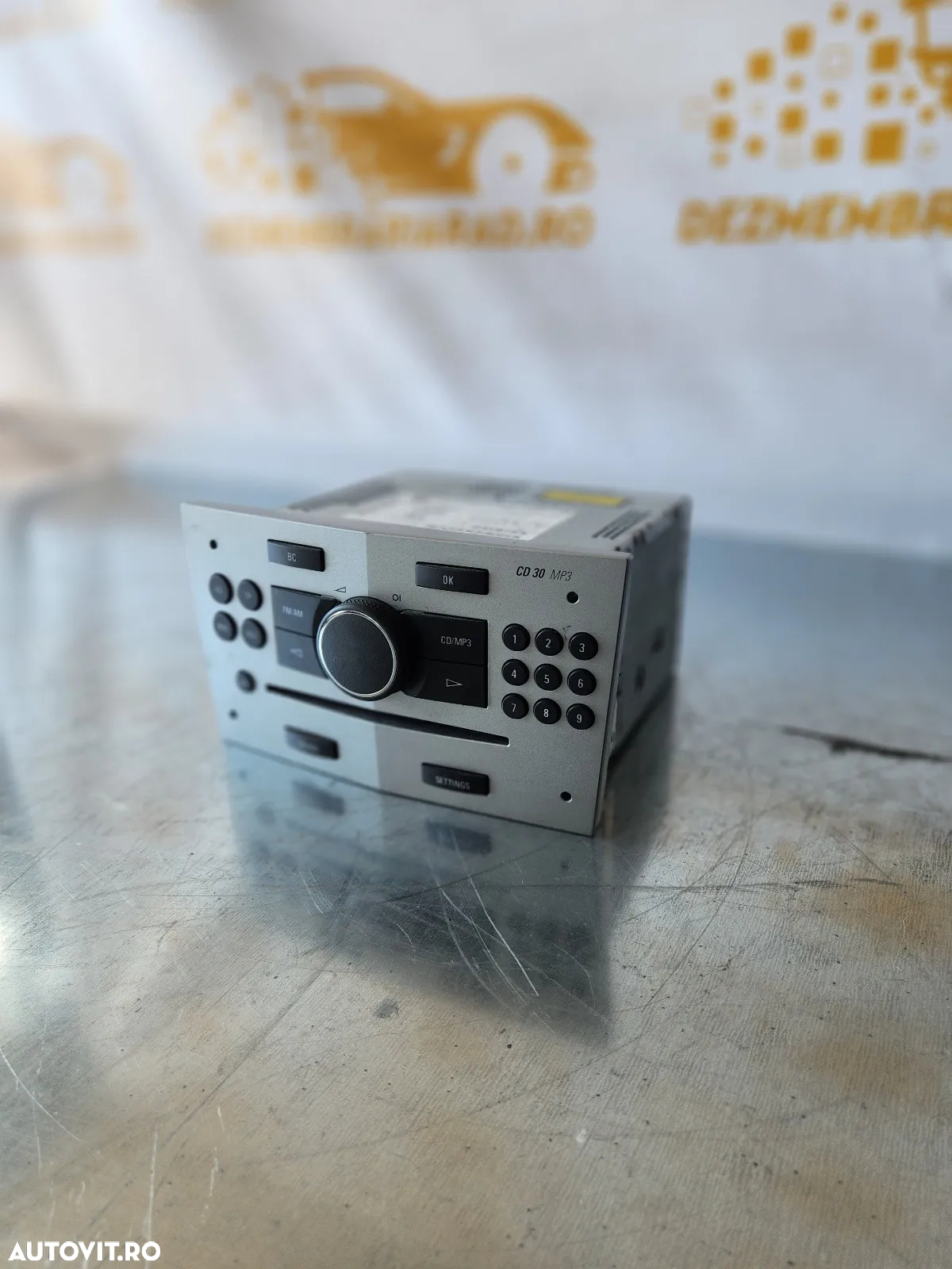 Radio Cd Opel Astra H Zafira B CD30 MP3 Cod  - Dezmembrari Arad - 2