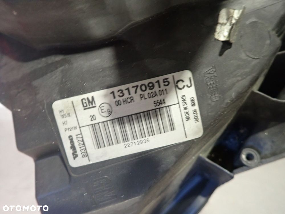 LAMPA LEWA PRZEDNIA OPEL VECTRA-C 2.2 - 3