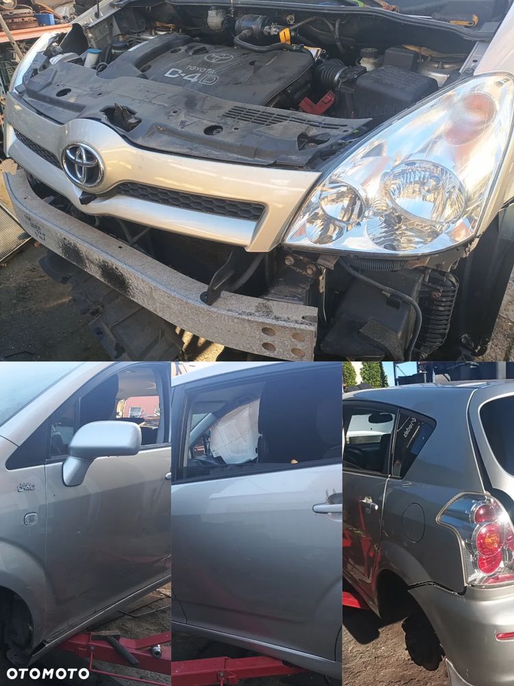 Wiele części TOYOTA 04-09 COROLLA VERSO II E120 drzwi lewe lewa lampa szyba klapy  oraz błotnik