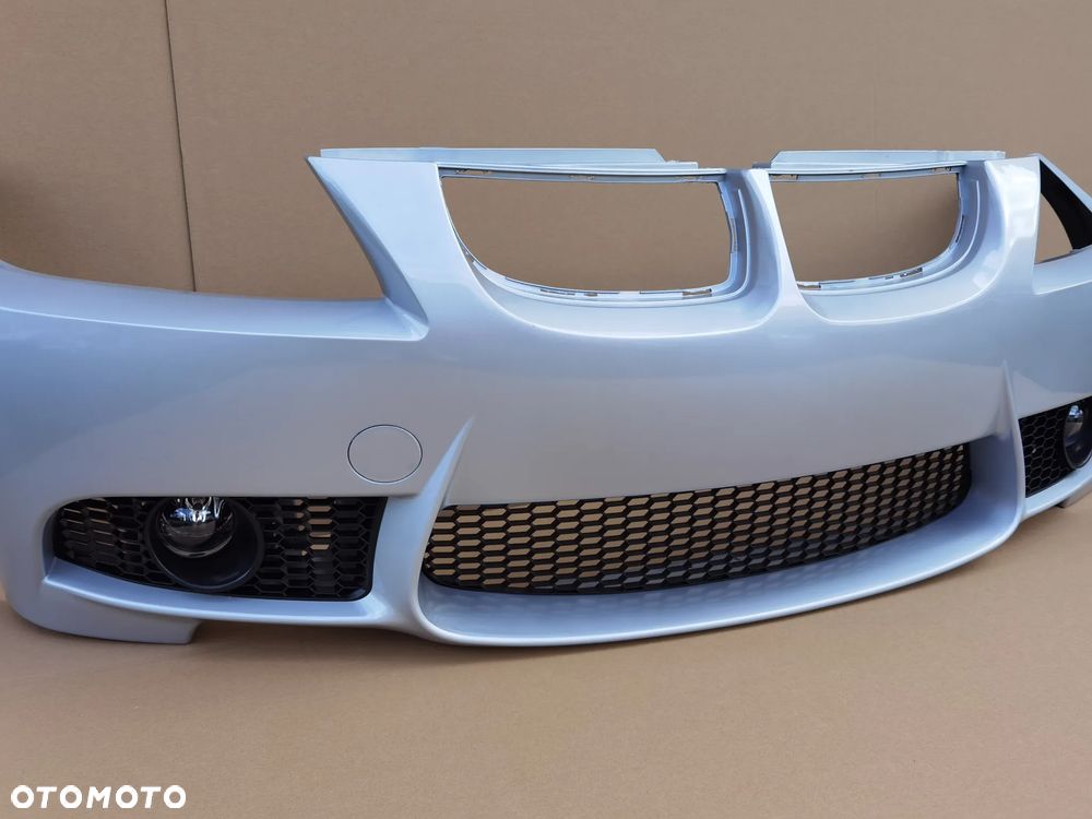 ZDERZAK BMW E90 E91 M PAKIET M3 LOOK TITANSILBER METALIC - 3