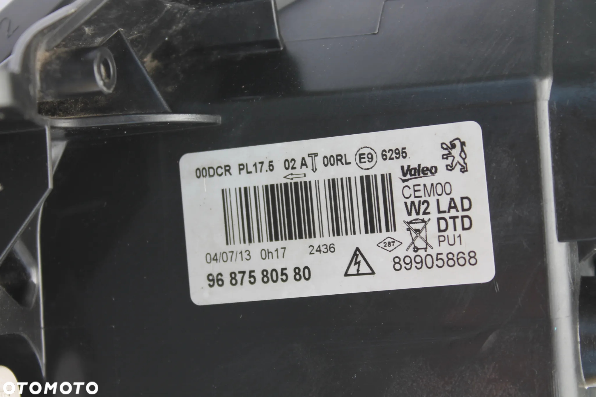Lampa przednia prawa xenon led peugeot 508 I - 10