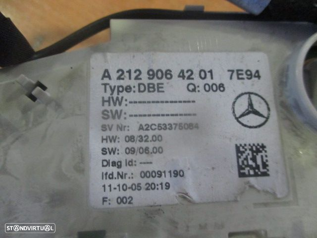 Luz De Teto Plafonier 2129064201 MERCEDES W212 2011 - 4