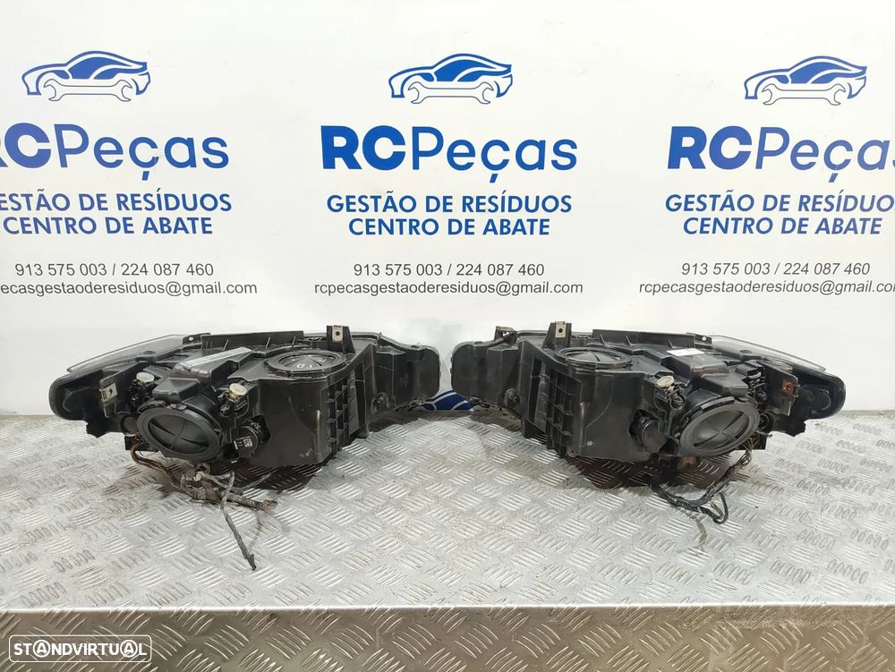 Conjunto Farol Otica Frente Frontal Direita Original Halogenio Valeo BMW Serie 3 F30 Carro Sedan F31 Touring Carrinha 2011 a 2018 - 4