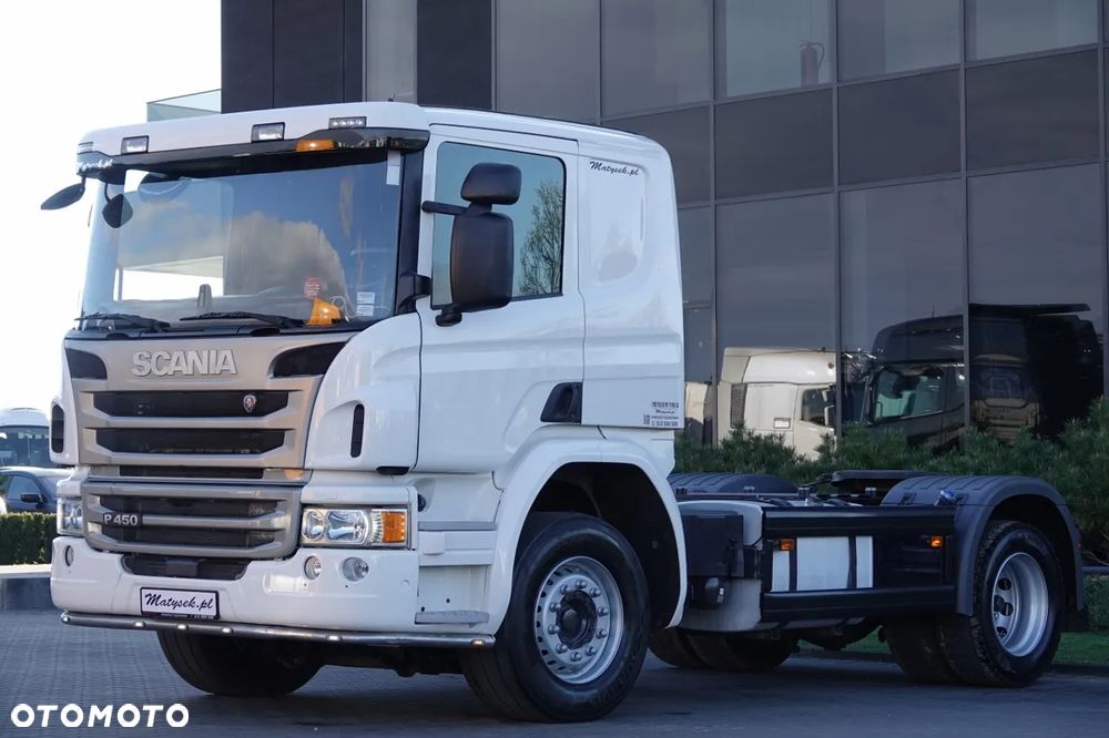 Scania P 450 / RETARDER / RETARDER / CIĄGNIK POD LORE / DO EURO LORY / LOHR / KLIMA POSTOJOWA / EURO 6 - 6
