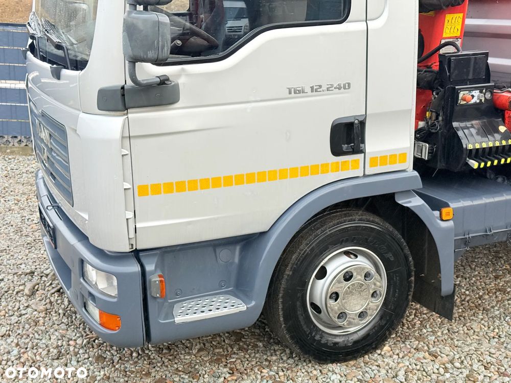 MAN MAN TGL 12-240 Kiper Wywrotka 4x2 Kran PALFINGER PK 12500 BARDZO DOBRY STAN - 6