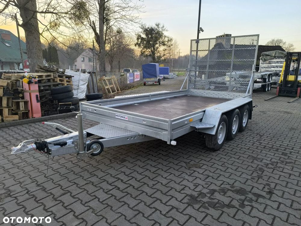 Niewiadów Przyczepa do przewozu sprzętu budowlanego Niewiadów K4035 400x190cm 3500kg TRAP 3 osie pod koparke minikoparka walec MOTOMUS Borowa - 2