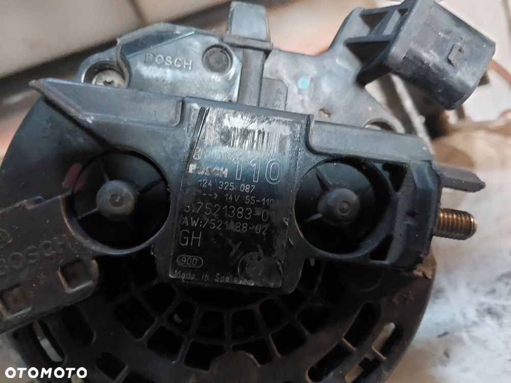 Alternator BMW 110A serii 1 3 E46 E90 E91 E92 316 318 320i Benzyna Bosch 0124325087 - 5