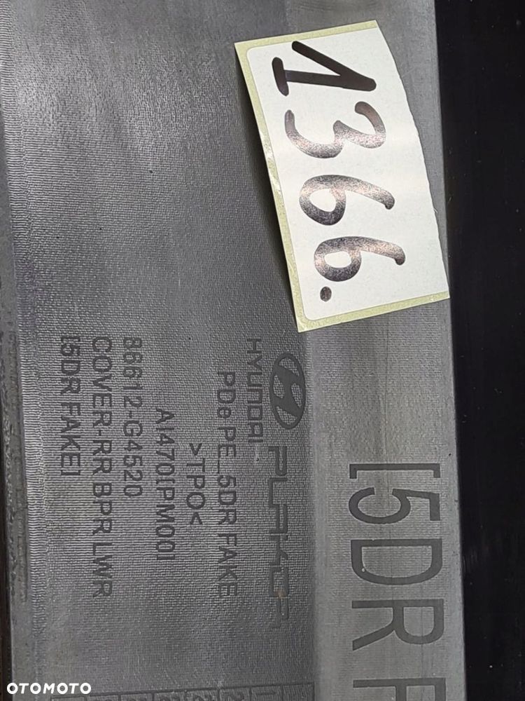SPOILER DOKŁADKA ZDERZAKA TYŁ HYUNDAI i30 III LIFT HB - 8