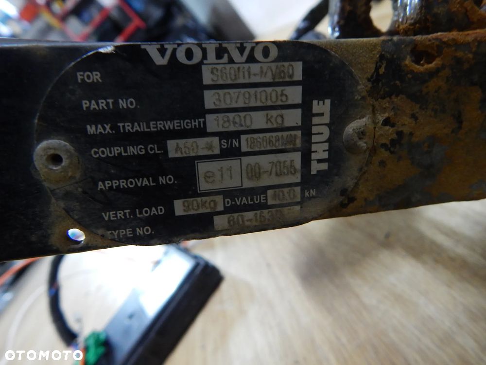 Hak zaczep holowniczy belka moduł THULE Volvo V60 v60 cc s60 10-18 Łuków części - 3