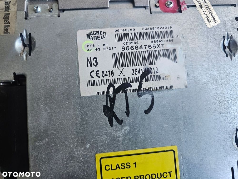 Radio CD 96664765XT Citroen C4 Grand Picasso - 2