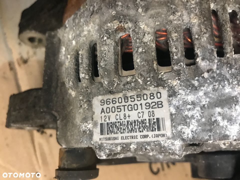 ALTERNATOR PEUGEOT CITROEN C3 BERLINGO 9660055080 - 2