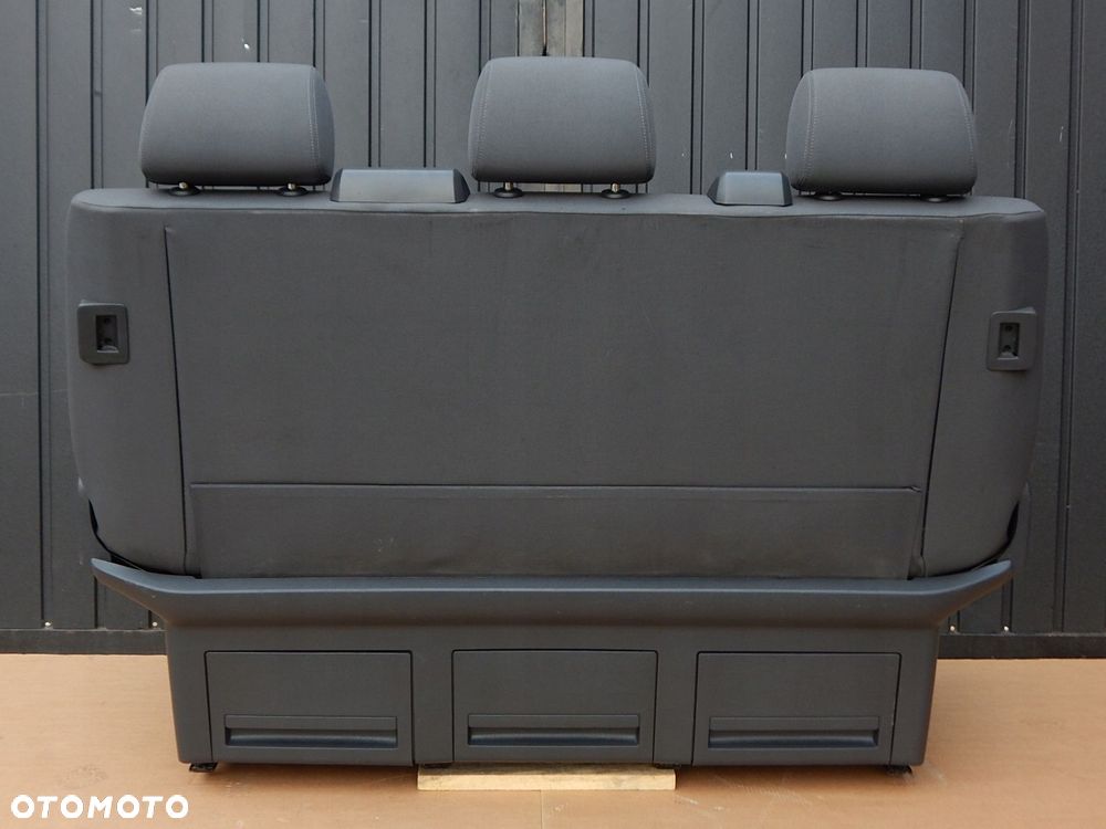 vw t5 t6 multivan fotel kanapa łóżko tył antracyt - 9