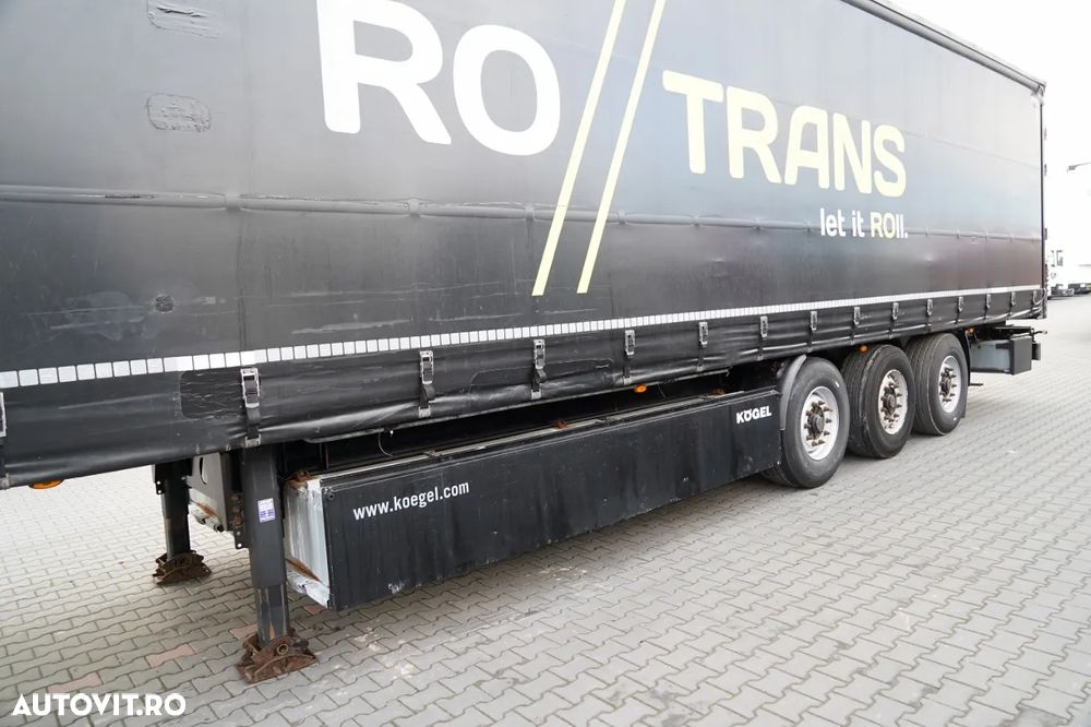 Kögel CORTINĂ KOGEL / STANDARD / ACOPERIȘ SUSPENDAT / CONTENIER PENTRU PALEȚI - 11