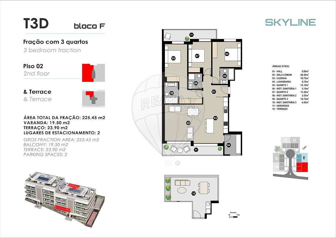 Apartamento T3 para venda - Grande imagem: 2/11