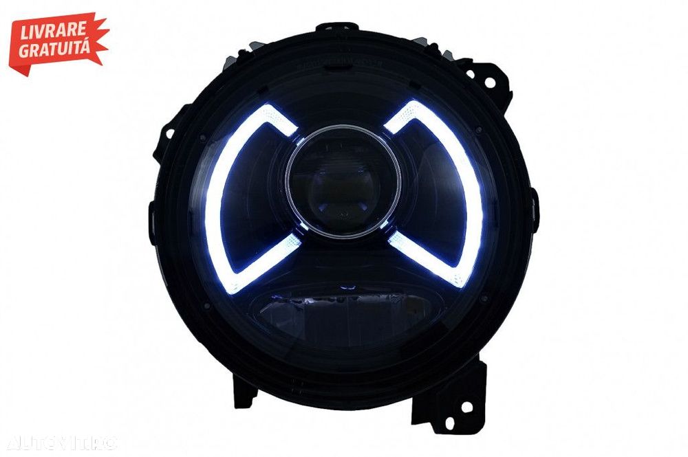 Faruri LED compatibile cu Jeep Wrangler IV JL/JLU (2018-up) - 6