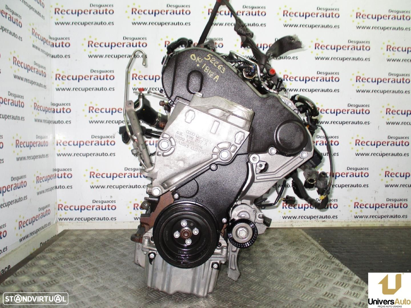MOTOR COMPLETO SEAT IBIZA IV 2014 -CAYZ - 10