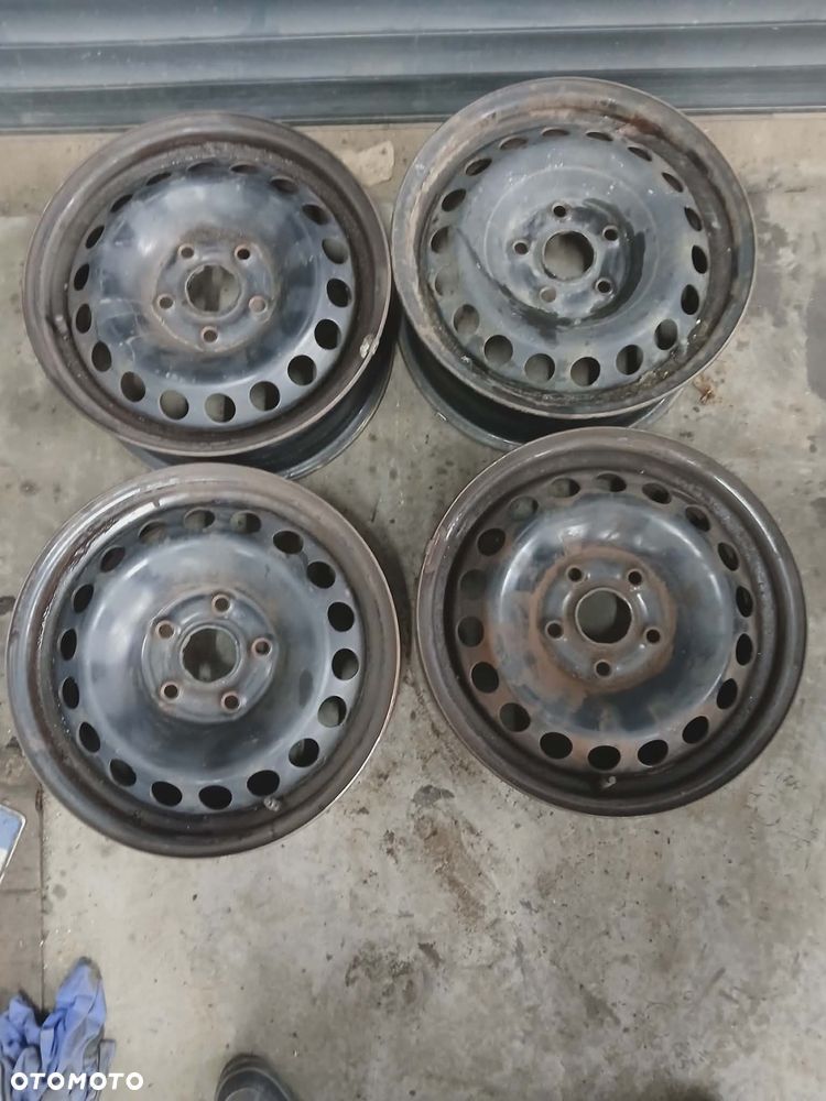 FELGA STALOWA FELGI VW GOLF AUDI 5X112 66.6 ET 47 15 CALI - 1