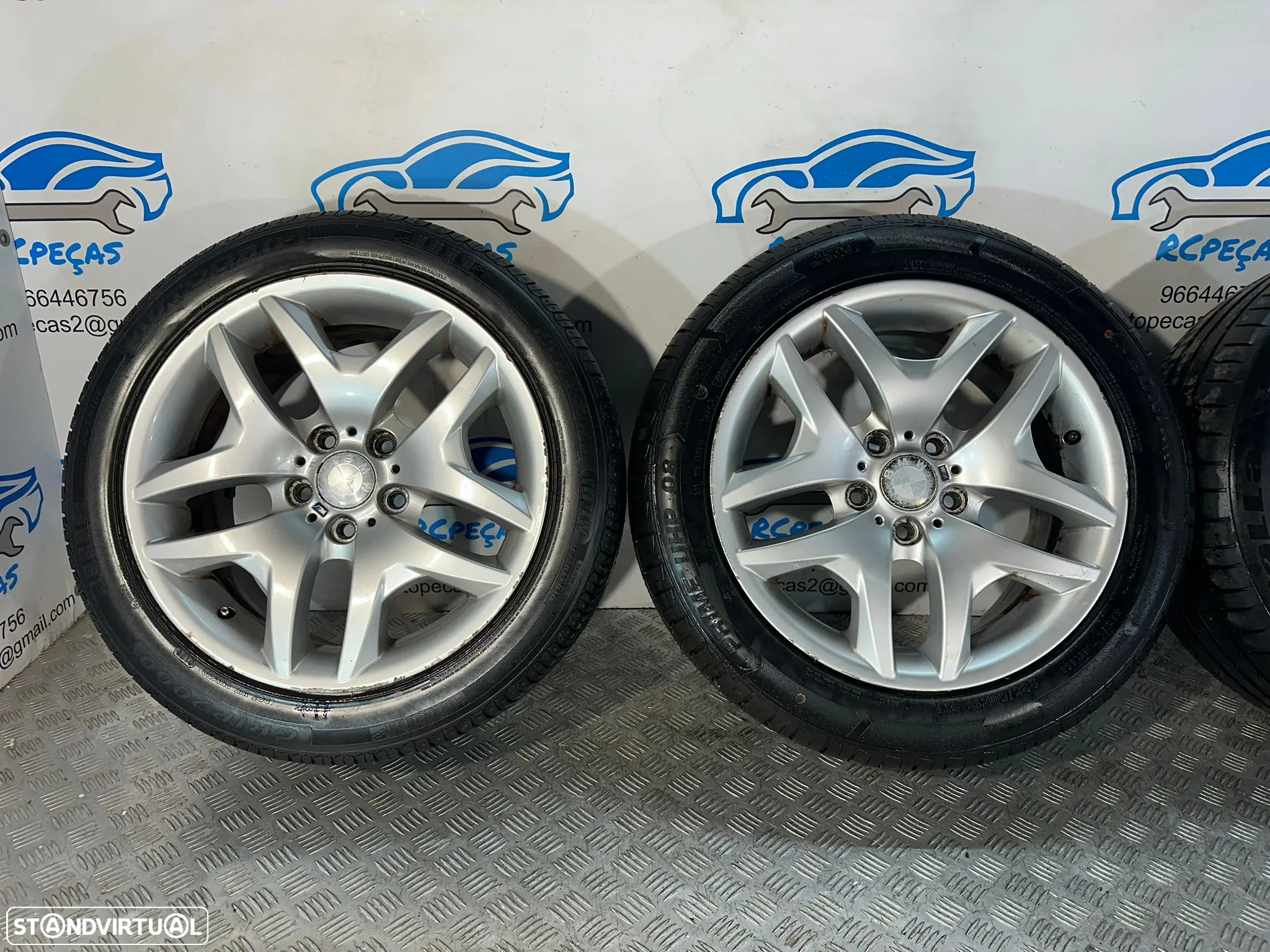 .Conjunto Jantes 18 Originais Pack M Style 192 BMW X3 8J ET44 9J ET51 5x120 3415615 3415614 - 5