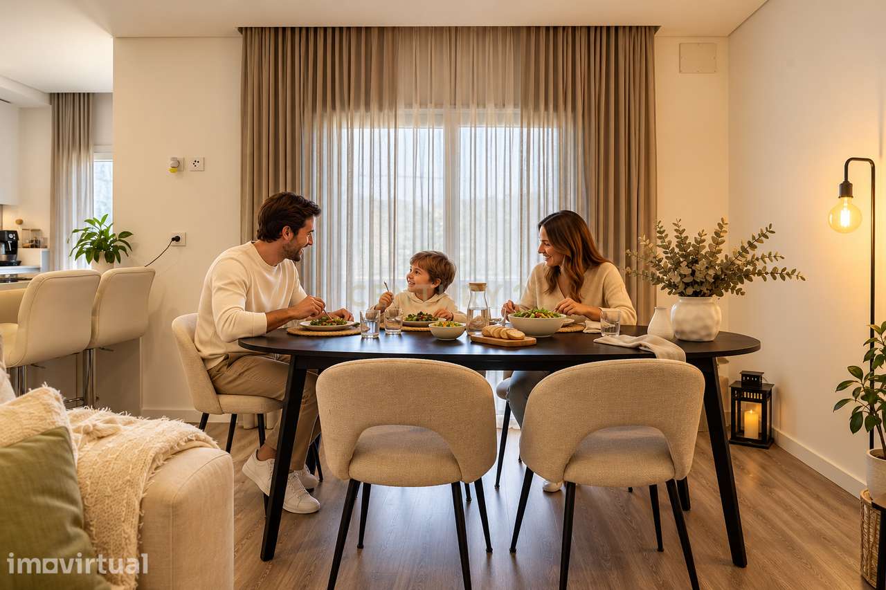 Excelente Apartamento T2 Moderno em Zona Calma com Garagem - Grande imagem: 3/33