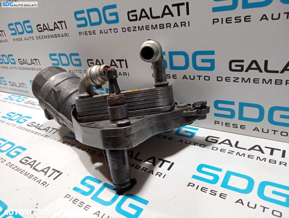 Radiator Racitor Ulei Termoflot cu Carcasa Suport Filtru Ulei Lancia Delta 1.6 JTD 2008 - 2014 Cod 55208625 [2775] - 4