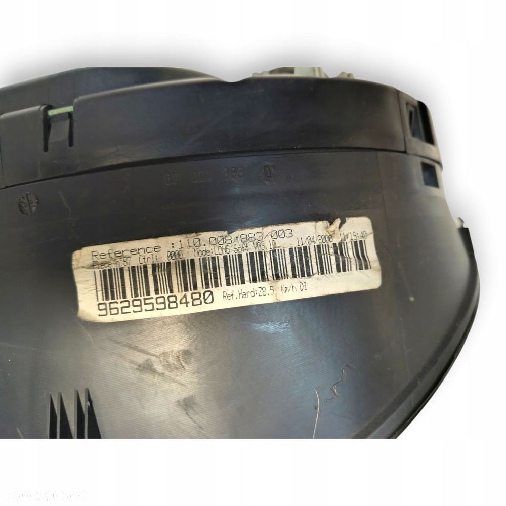 LICZNIK ZEGARY 9629598480 Peugeot 607 2.2 HDI Diesel europa - 9