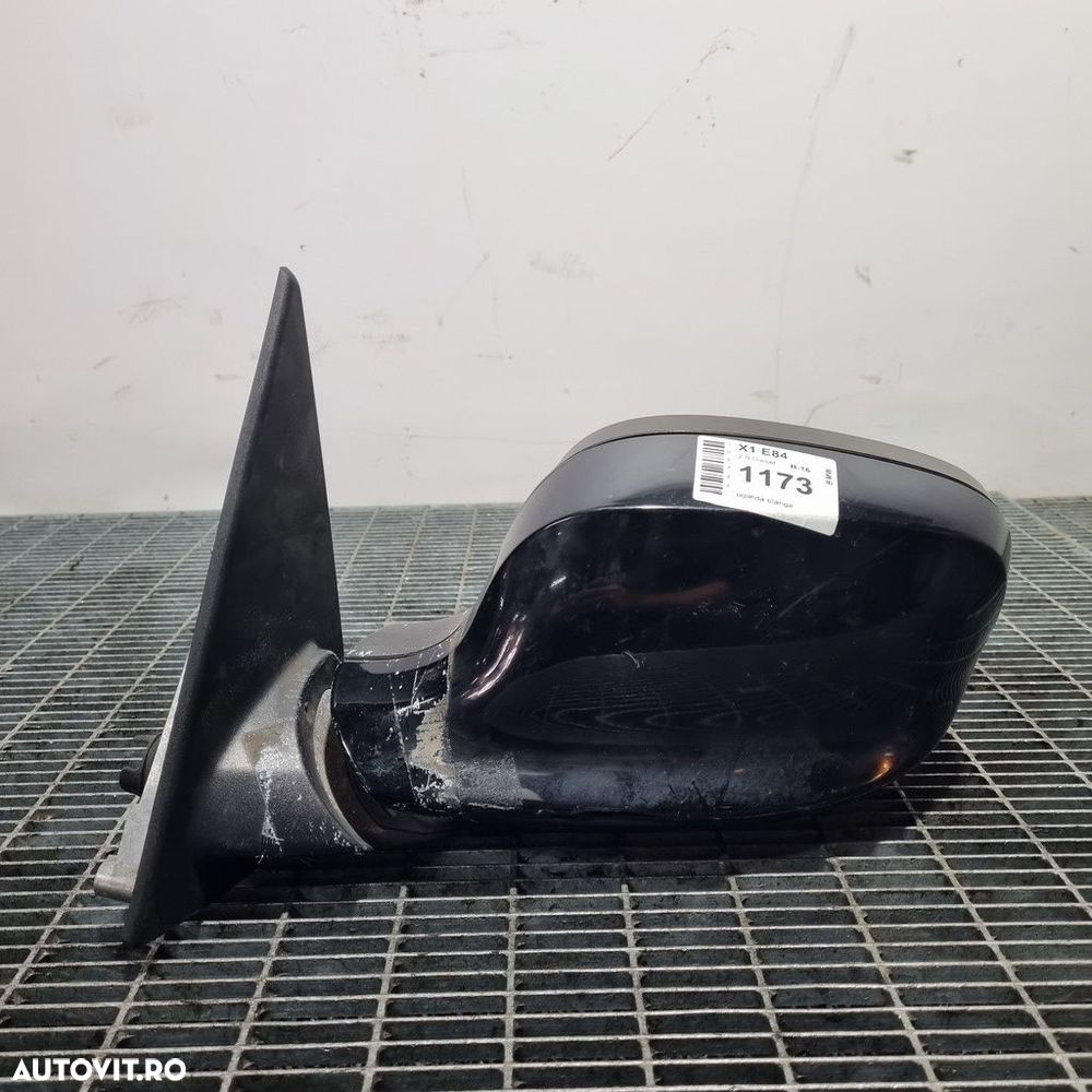 Oglinda stanga BMW X1 E84 2009 - 2015 5 Usi NEGRU (1173) Fără rabatare electrică SE ... - 1