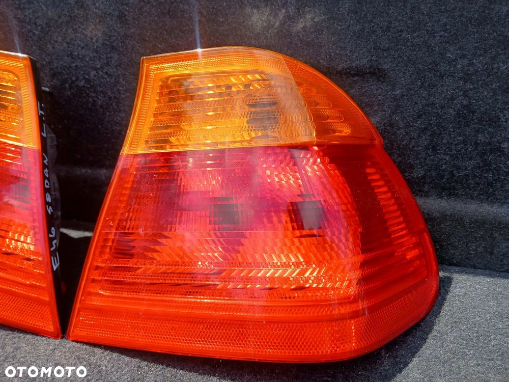 BMW E46 sedan lampa tylna lewa, prawa- brak wkładów - 2