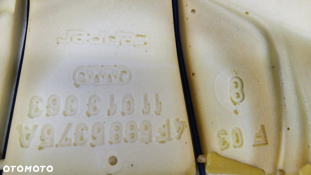 Audi A6 C6 Sedan Kanapa Oparcie Boczki Pasy Brąz - 5