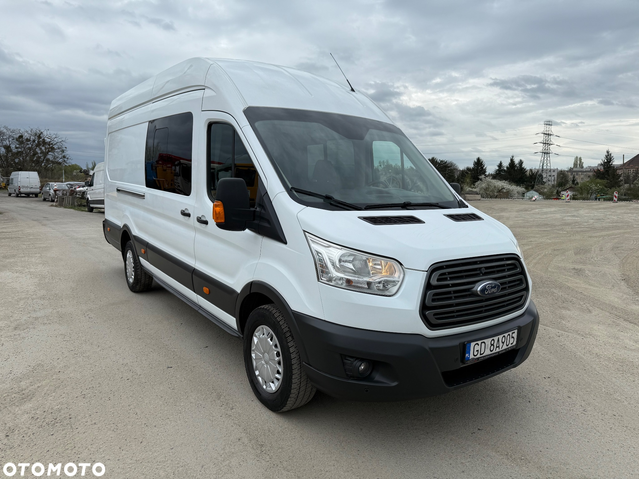 Ford Transit 350 L4H3 BRYGADOWY  6 OSOBOWY Salon PL Gwarancja - 2