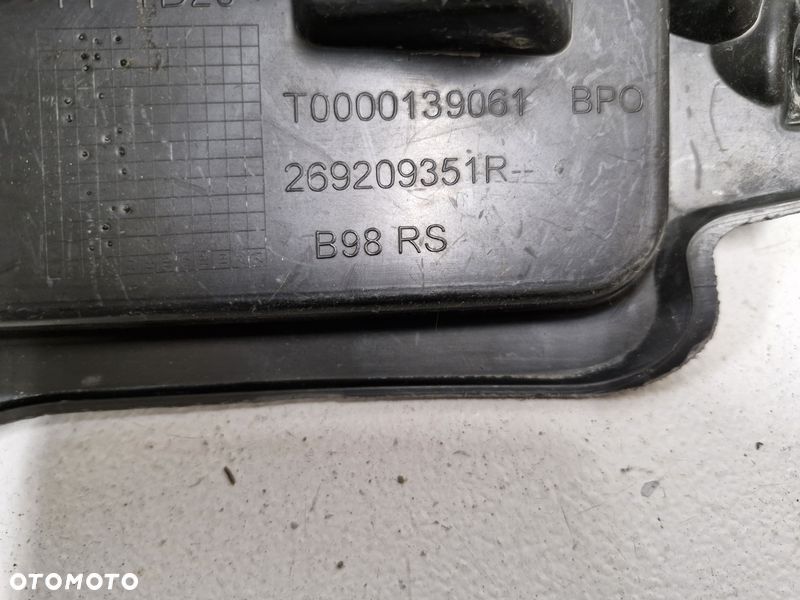 RENAULT CLIO IV 4 RS UCHWYT MOCOWANIE ŚLIZG DRL ZDERZAKA PRAWY PRZÓD 269209351R - 7