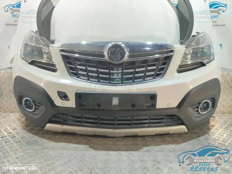 Frente Completa Opel Mokka - J13 | Diesel - A17DTS - Parachoques | Parachoque | Grelha | Grelhas | Otica | Oticas | Guarda Lamas | Lama | Capo | Capot | Reforço | Fibra | Radiador | Ventilador | Radiadores | Para-choques - 4