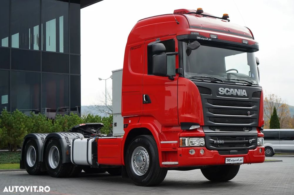 Scania R 580 / V8 / 6x4 / FULL ADR / RETARDER / I-PARK COOL / MTA: 150.000 KG / TRACTOR CU 3 AXE - 2