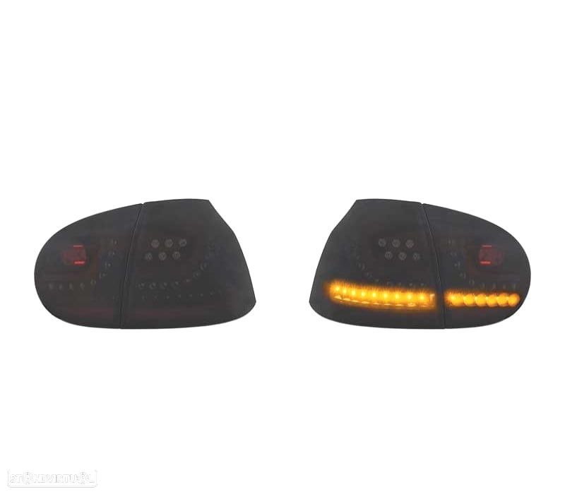 CONJUNTO DE FAROLINS LED VOLKSWAGEN VW GOLF 5 03-08 NEW LOOK INDICADORES DINAMICOS - 4