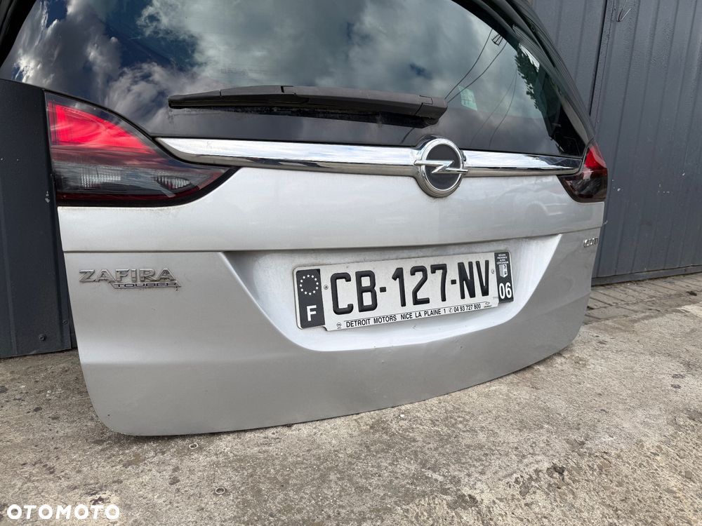 OPEL ZAFIRA C Klapa tył tylna Kompletna Srebrna DEMONTAŻ - 6